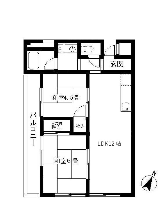 スリーコーポフカイの間取り