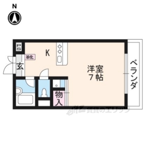 エステート修学院の間取り