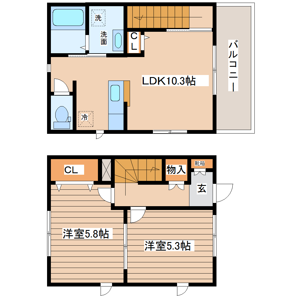 mi・casitaの間取り