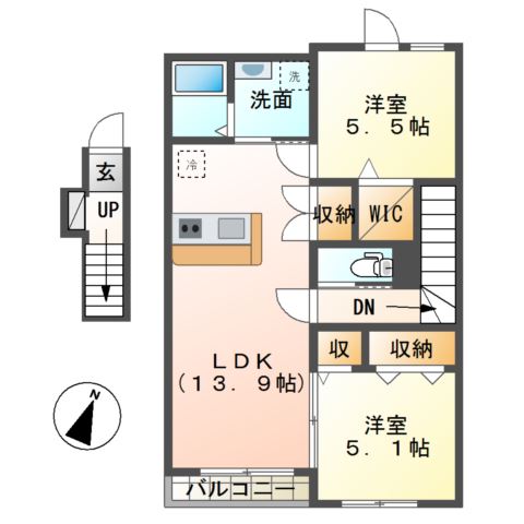 フォレストＴの間取り