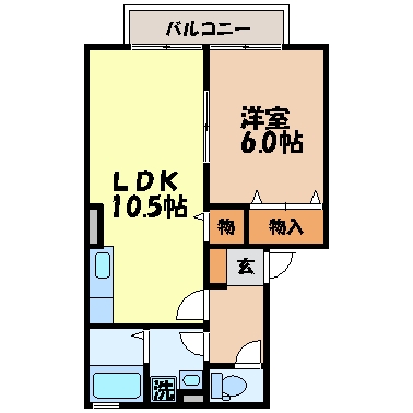 リヴィエール ウィルモア（多良見町木床）の間取り