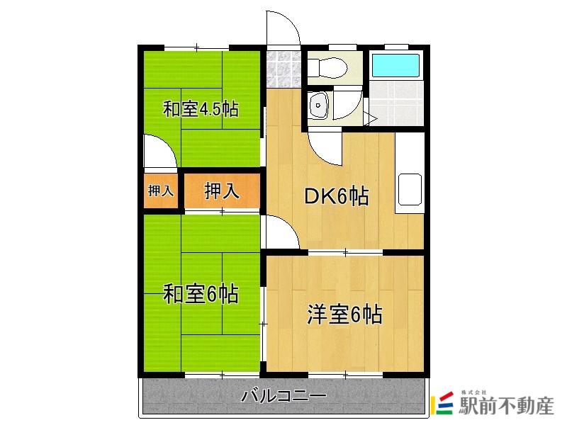 コーポ中島の間取り