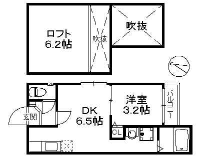 ＧＯＬＤＷＩＮＧ周船寺Iの間取り