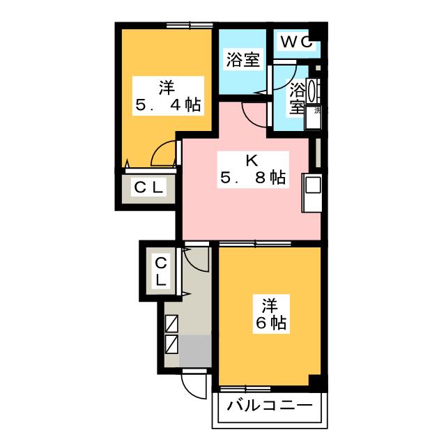 スプリング・フィールドの間取り