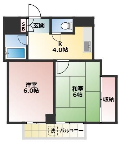 アーバンシティ二葉の間取り