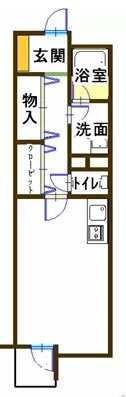 福山市沖野上町のマンションの間取り