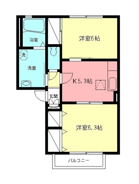 セントレージュ篠原の間取り