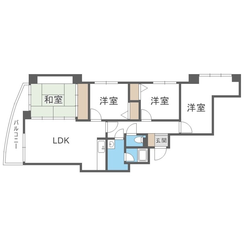 タワーマンション粕谷IIIの間取り