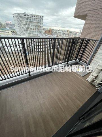 バルコニー　広々としたバルコニーです