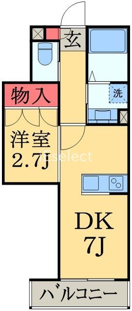 フォーサイトハイツ２の間取り