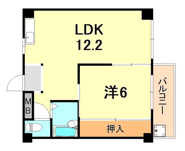 神戸市西区伊川谷町潤和のマンションの間取り