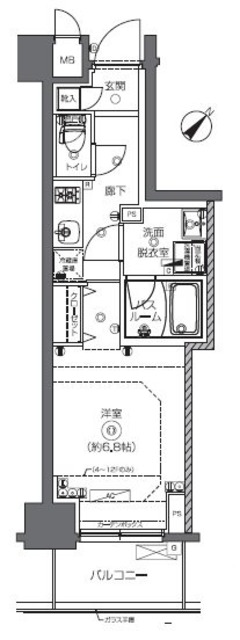 ズーム日本橋馬喰町の間取り