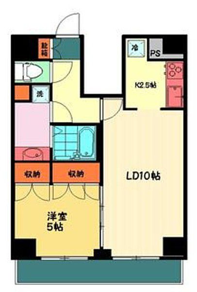 【港区南青山のマンションの間取り】