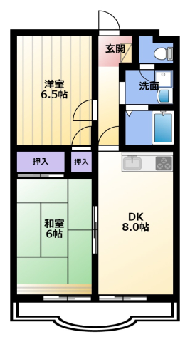 ユーマンションの間取り