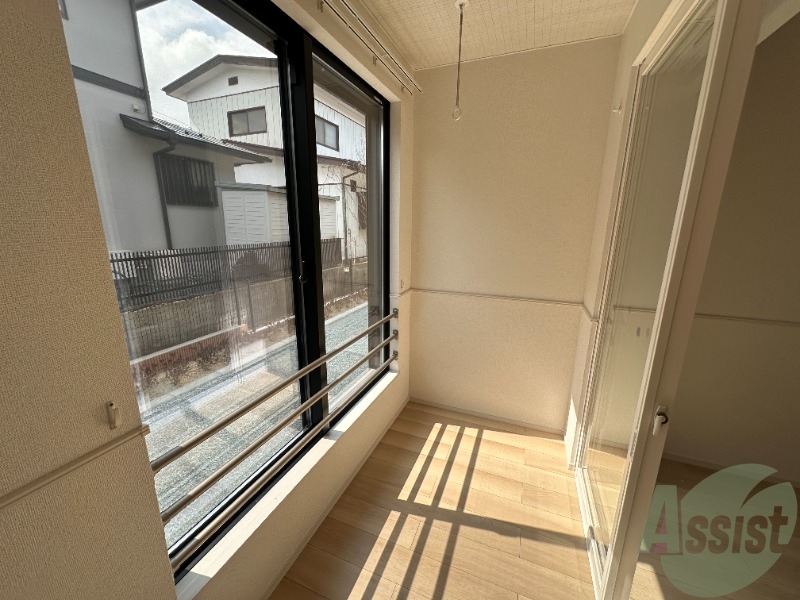 バルコニー　インナーバルコニーは、雨の日も安心です。