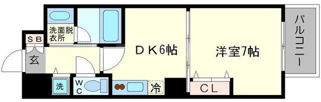 エスライズ西本町IIの間取り