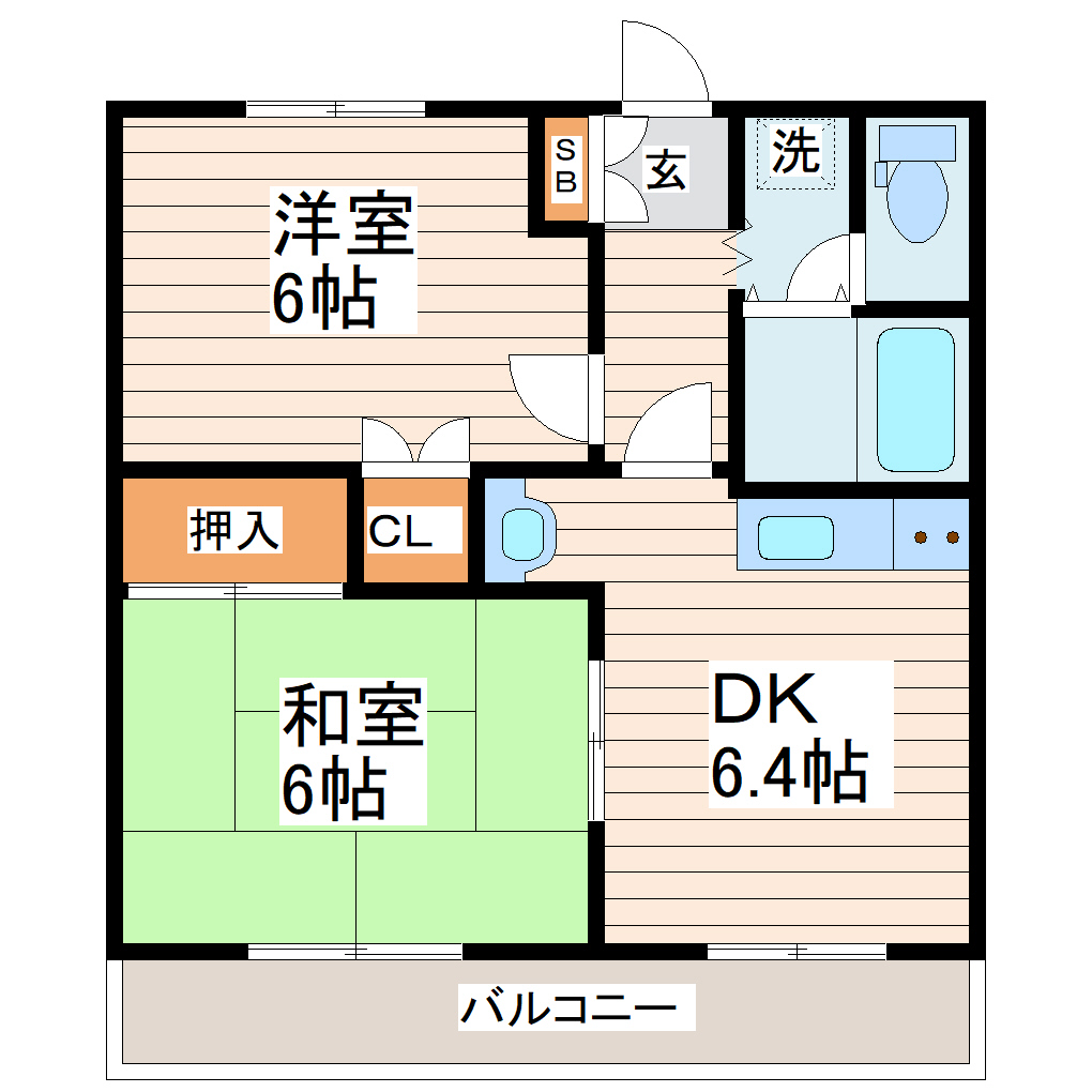 アビタシオンみずほ台の間取り