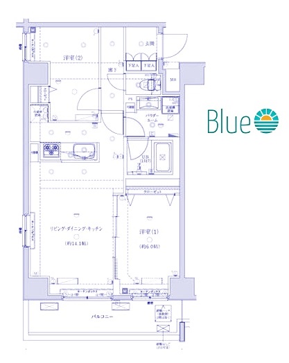 ジェノヴィア新子安の間取り