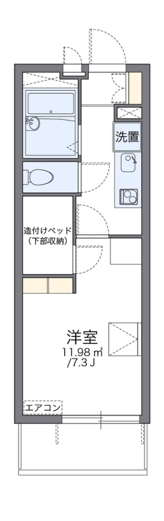 レオパレス昴の間取り