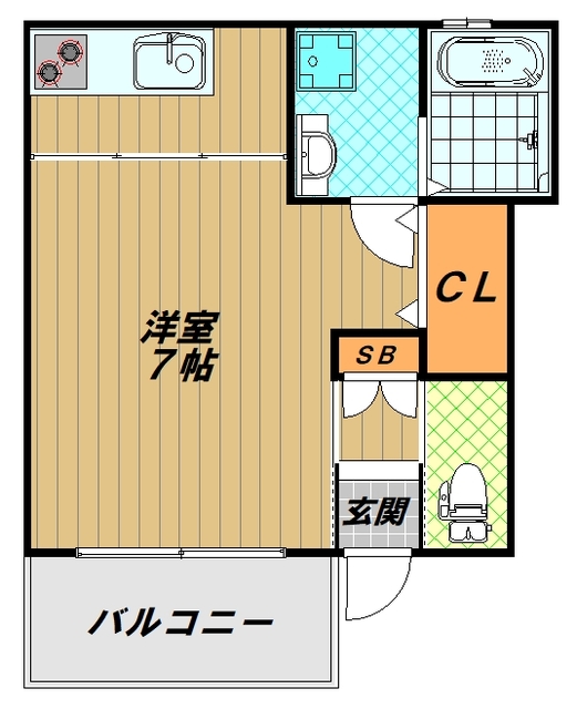 【エスポワールカナヤの間取り】