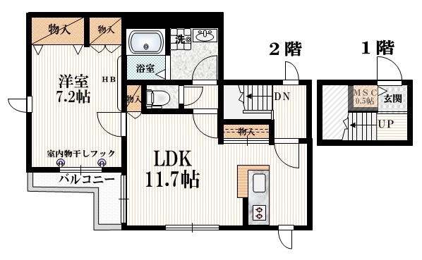 Ｍａｉｓｏｎ　Ｂｏｎｈｅｕｒの間取り