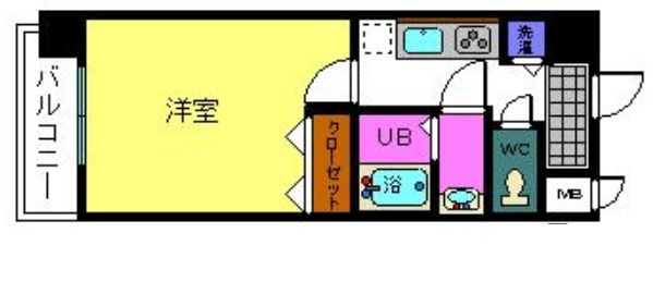 堺市北区百舌鳥梅北町のマンションの間取り