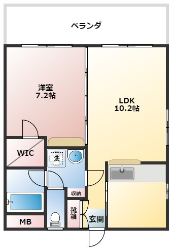 アコーディア宝口の間取り