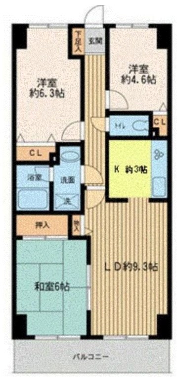 ガーデンシティ金沢文庫の間取り