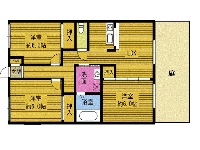 サンライズ安波の間取り