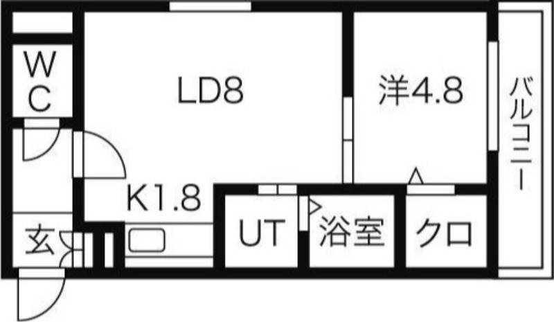 SENNA澄川(セナスミカワ)の間取り