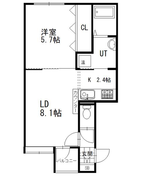 バリアントの間取り