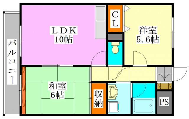 メイグリーン塚田の間取り