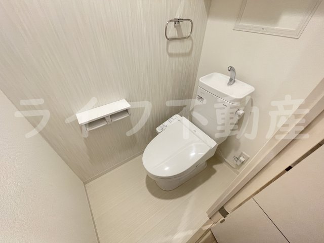 トイレ　ゆったりとした空間のトイレです