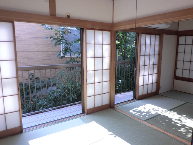 居室・リビング　南向きの和室６帖　２部屋　ベランダ広々