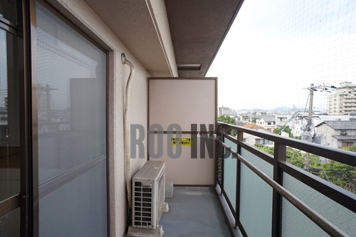 バルコニー　写真は反転のお部屋です