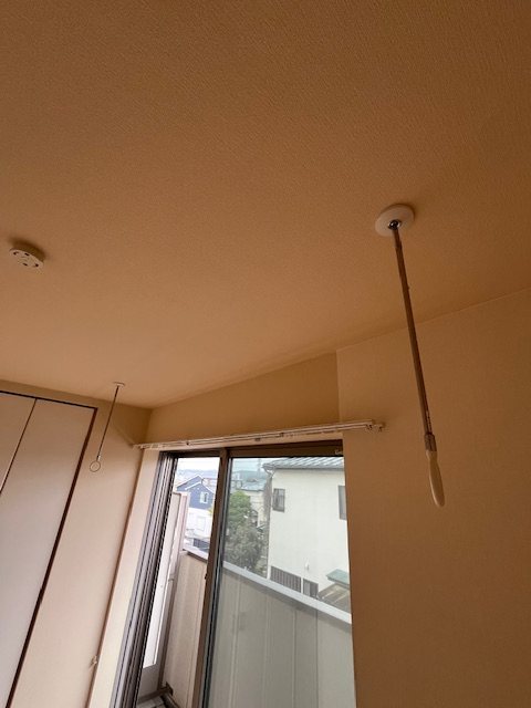 その他設備　室内物干しスペースございます。