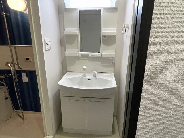 洗面設備　広い洗面スペース