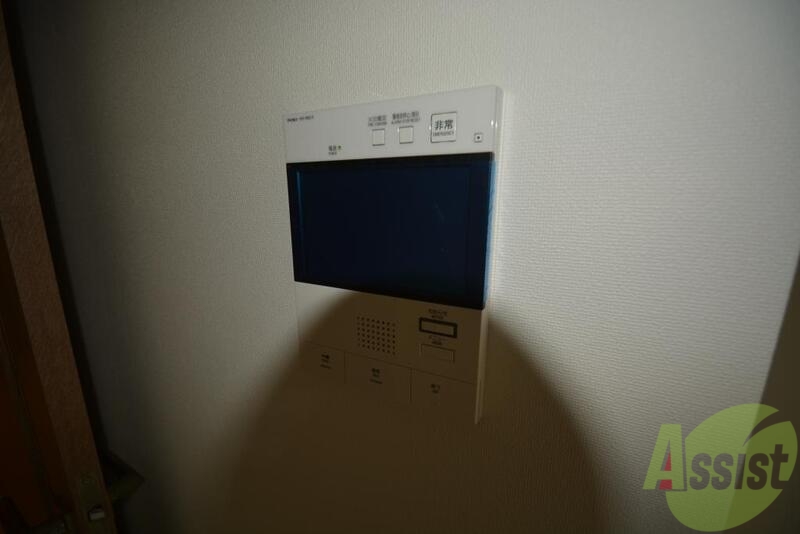 セキュリティ　モニター付きでセキュリティ安心です