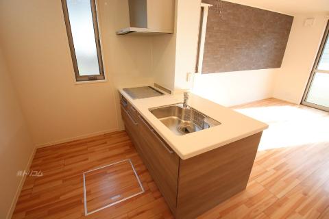 キッチン　IH＆グリル付システムキッチン