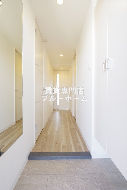 玄関　奥行きのある玄関！