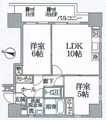 ディオヒルズ二日町の間取り写真