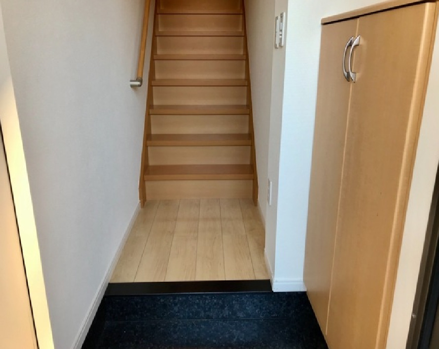 玄関　ゆったりとした玄関です