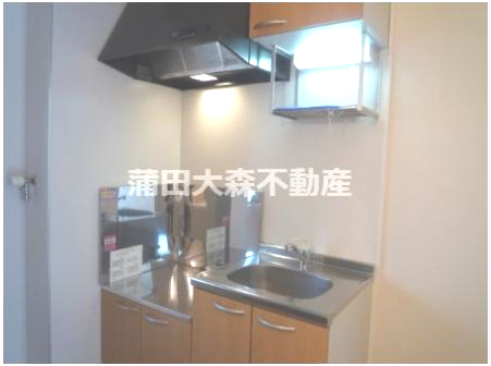 キッチン　ガス台設置可能なキッチン