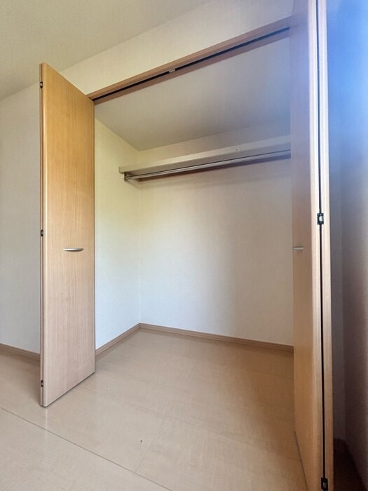 収納　奥行きのあるクローゼット◎