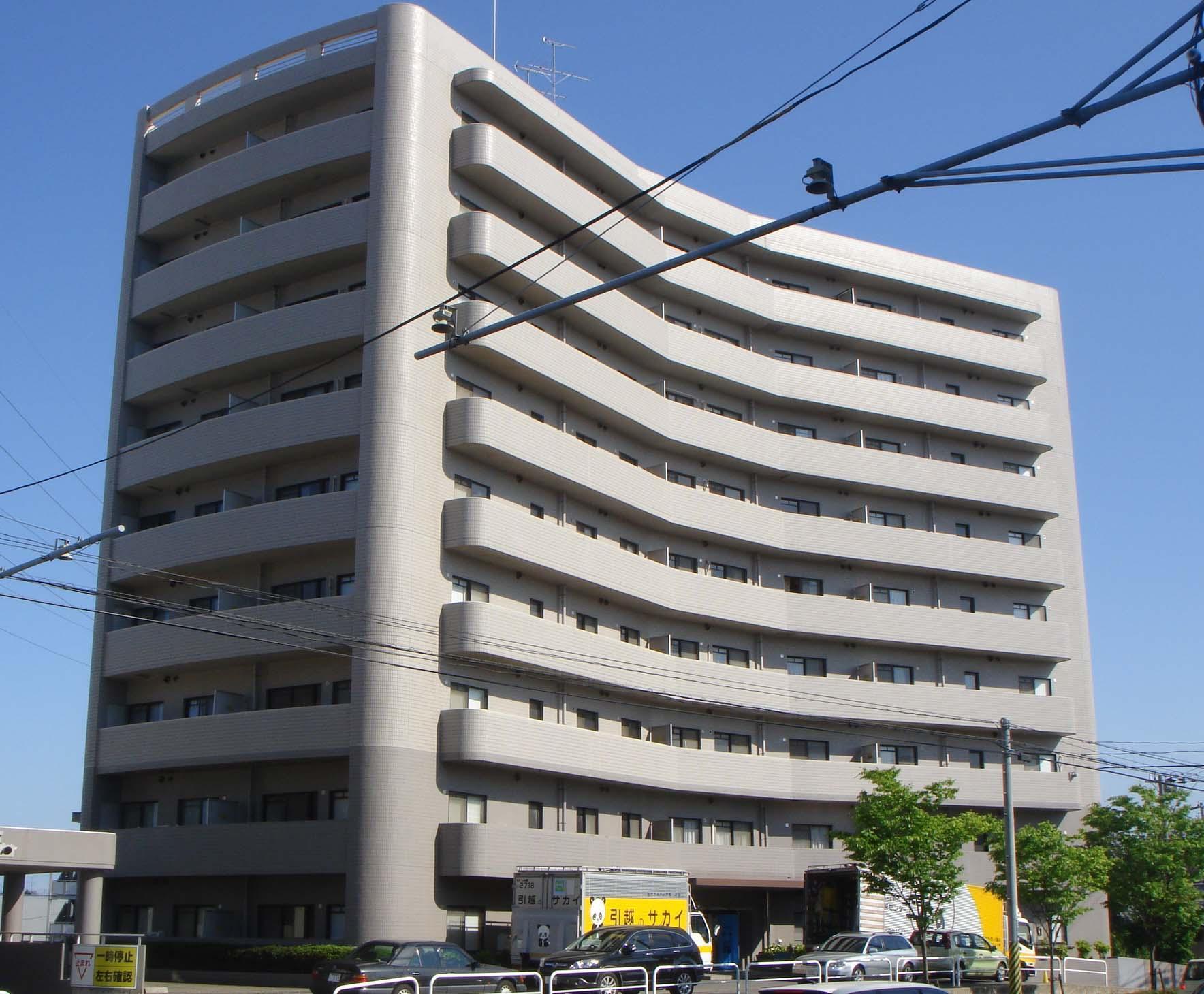 建物外観　新潟県庁徒歩圏内、設備充実、眺望＆日当良好