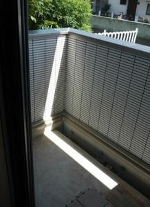 バルコニー　南東向きのバルコニー