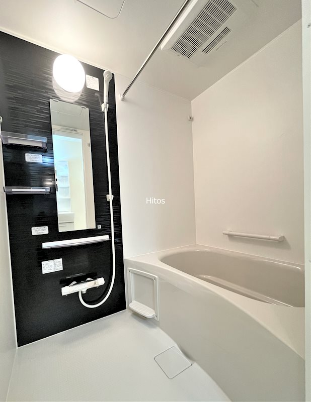 バス・シャワールーム　24間換気システムを敷設。清潔にご利用可能。