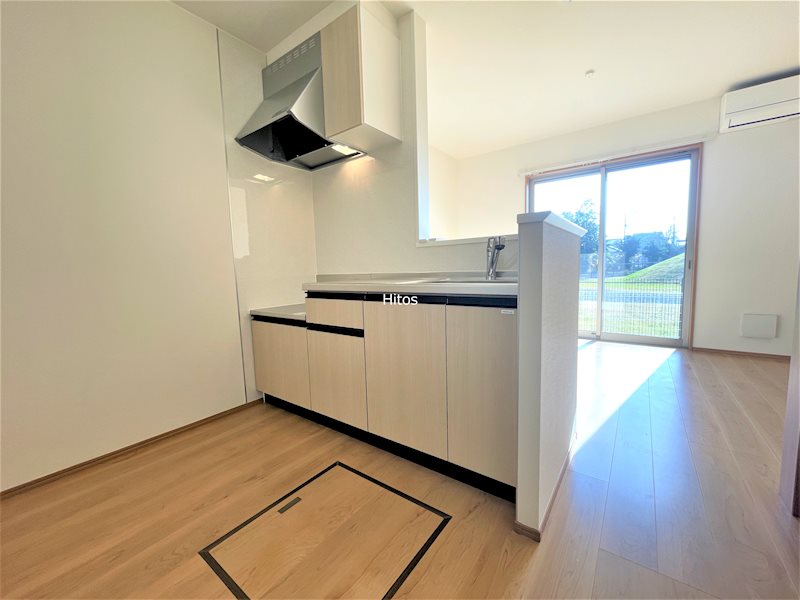 キッチン　おしゃべりしながら料理が出来る対面型キッチンです。