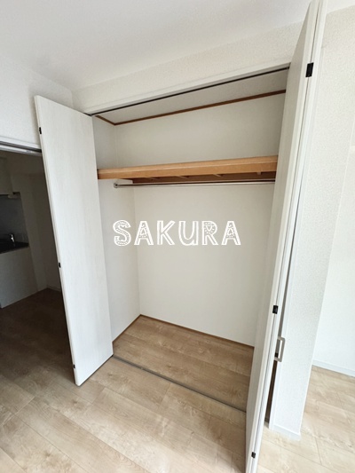 収納　お荷物の多い方でも安心のクローゼット付き♪