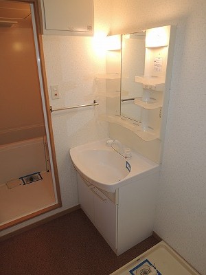 洗面設備　※別号室の参考写真です。